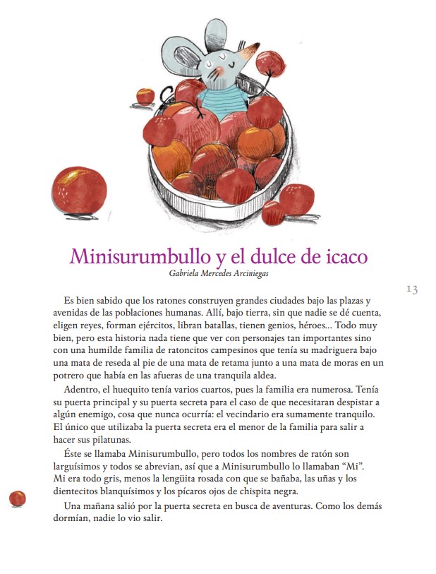 Minisurumbullo y el dulce de icaco